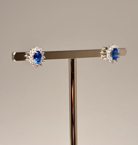 Orecchini Zaffiri e Diamanti