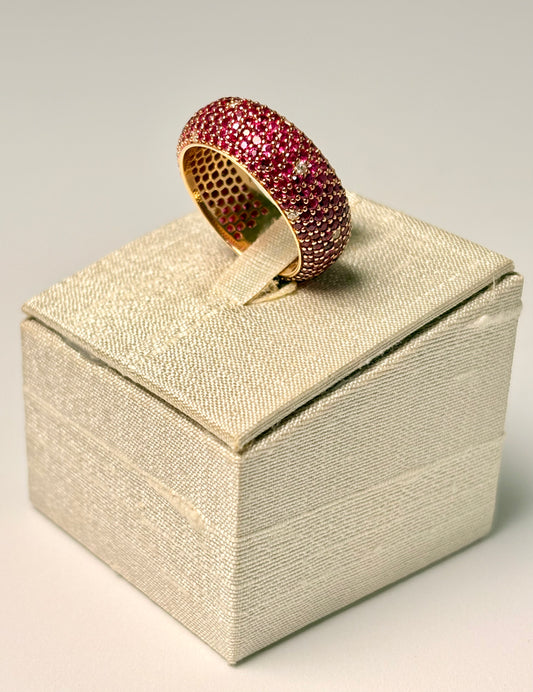 Anello fascia Rubini