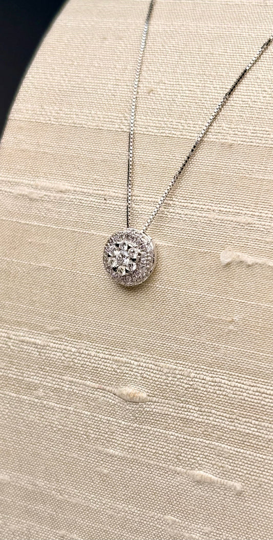 Collana Punto Luce Pavè