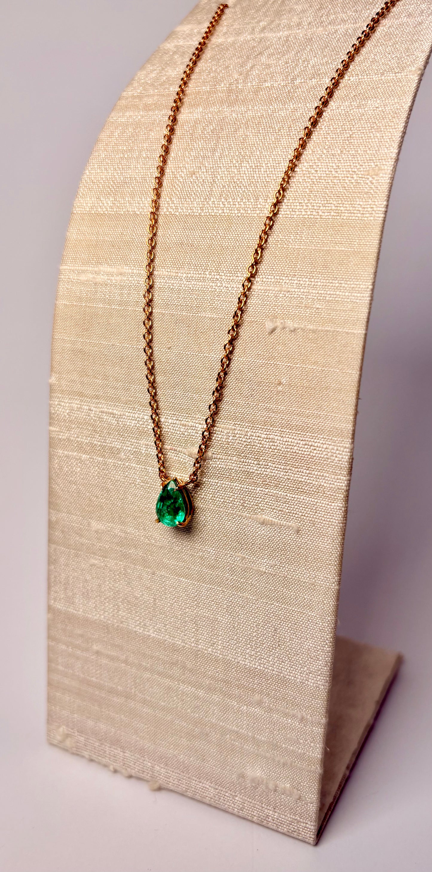 Collana Goccia Smeraldo