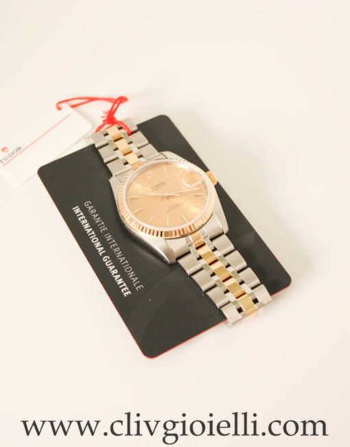Tudor Price Date 34 mm Acc. Oro Nuovo