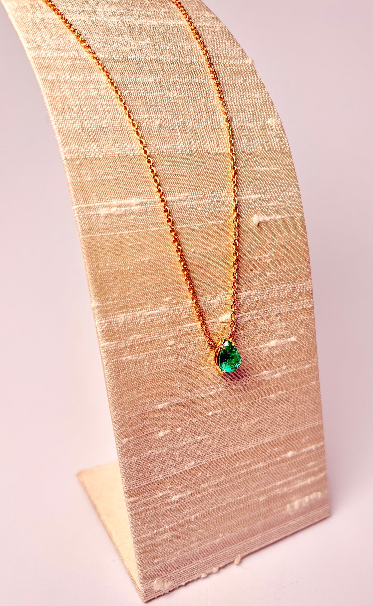 Collana Goccia Smeraldo