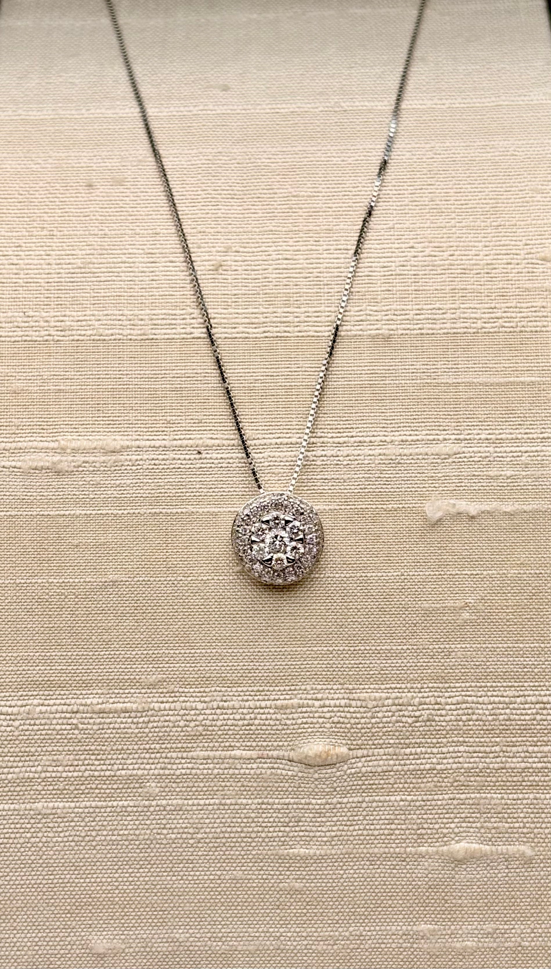 Collana Punto Luce Pavè