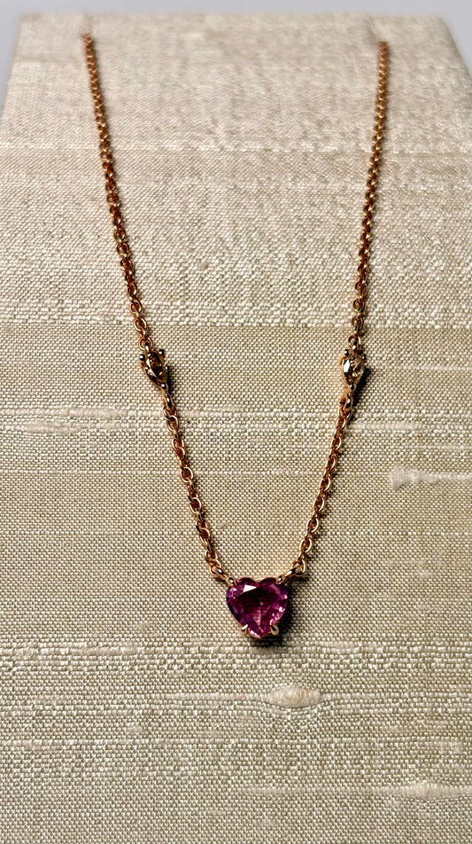 Collana Cuore e gocce