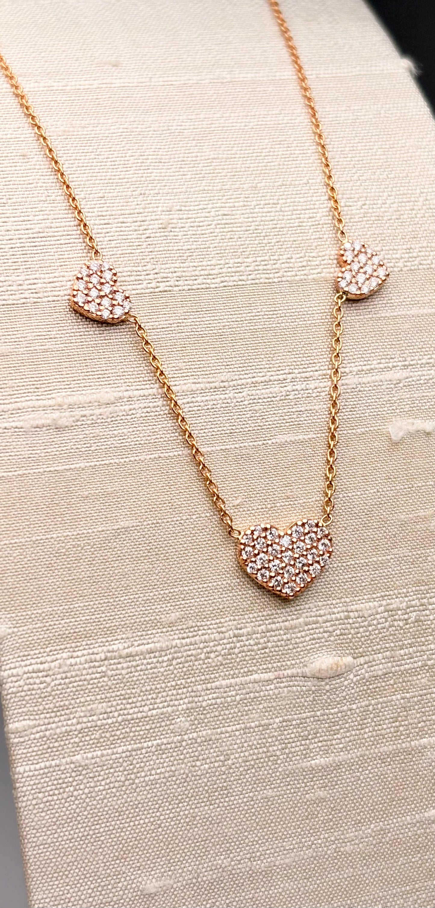 Collana 3 Cuori