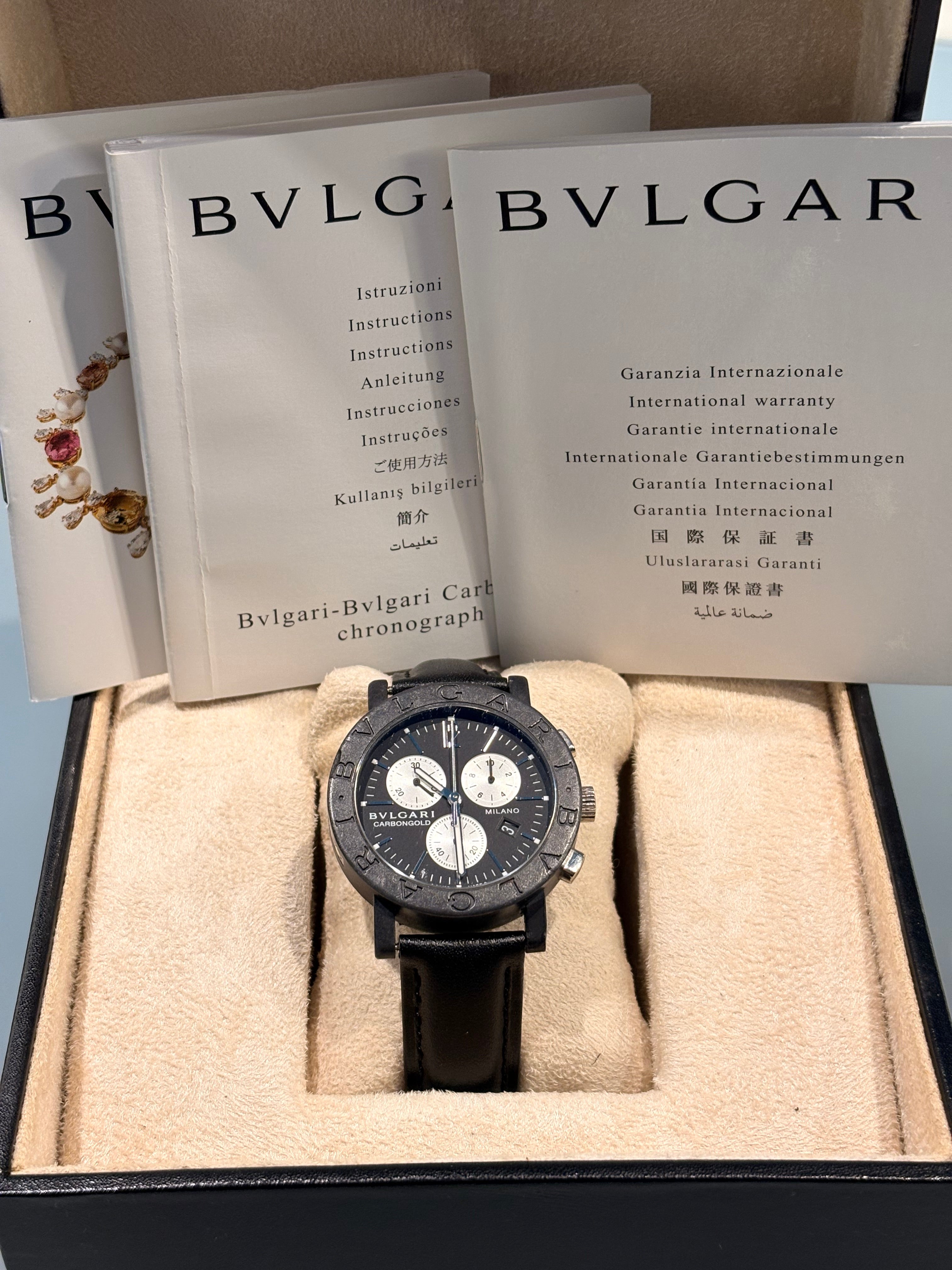 Bulgari Carbongold Chrono