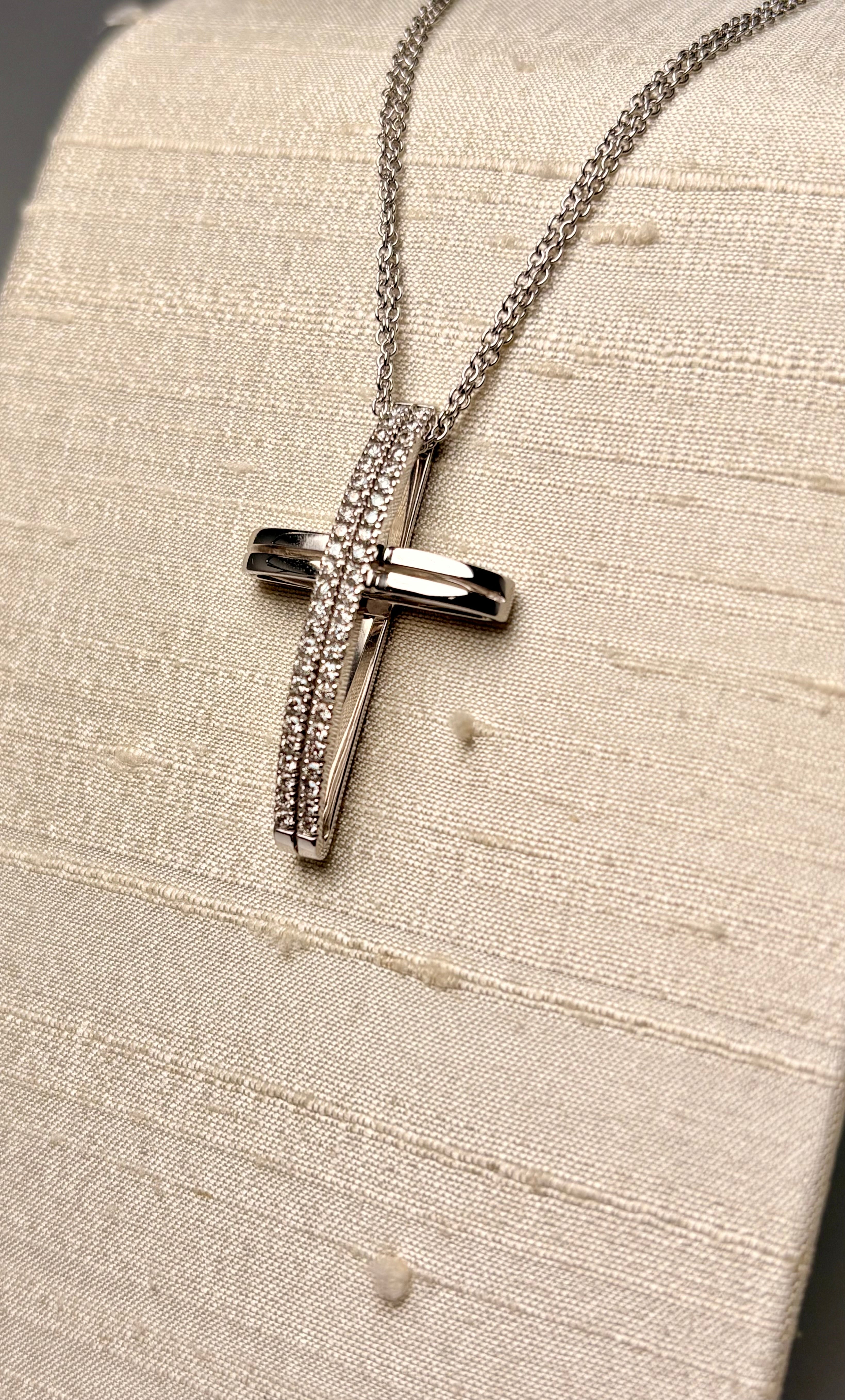 Collana Croce Diamanti