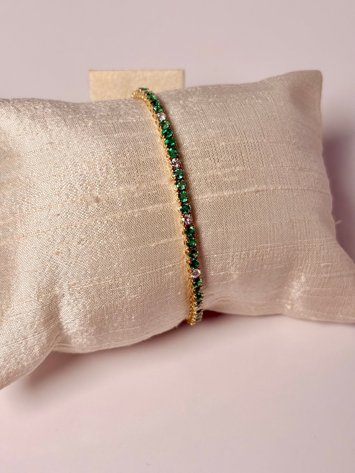 Bracciale Tennis Smeraldi