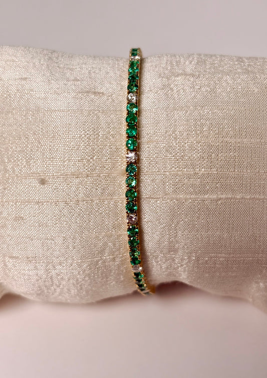 Bracciale Tennis Smeraldi