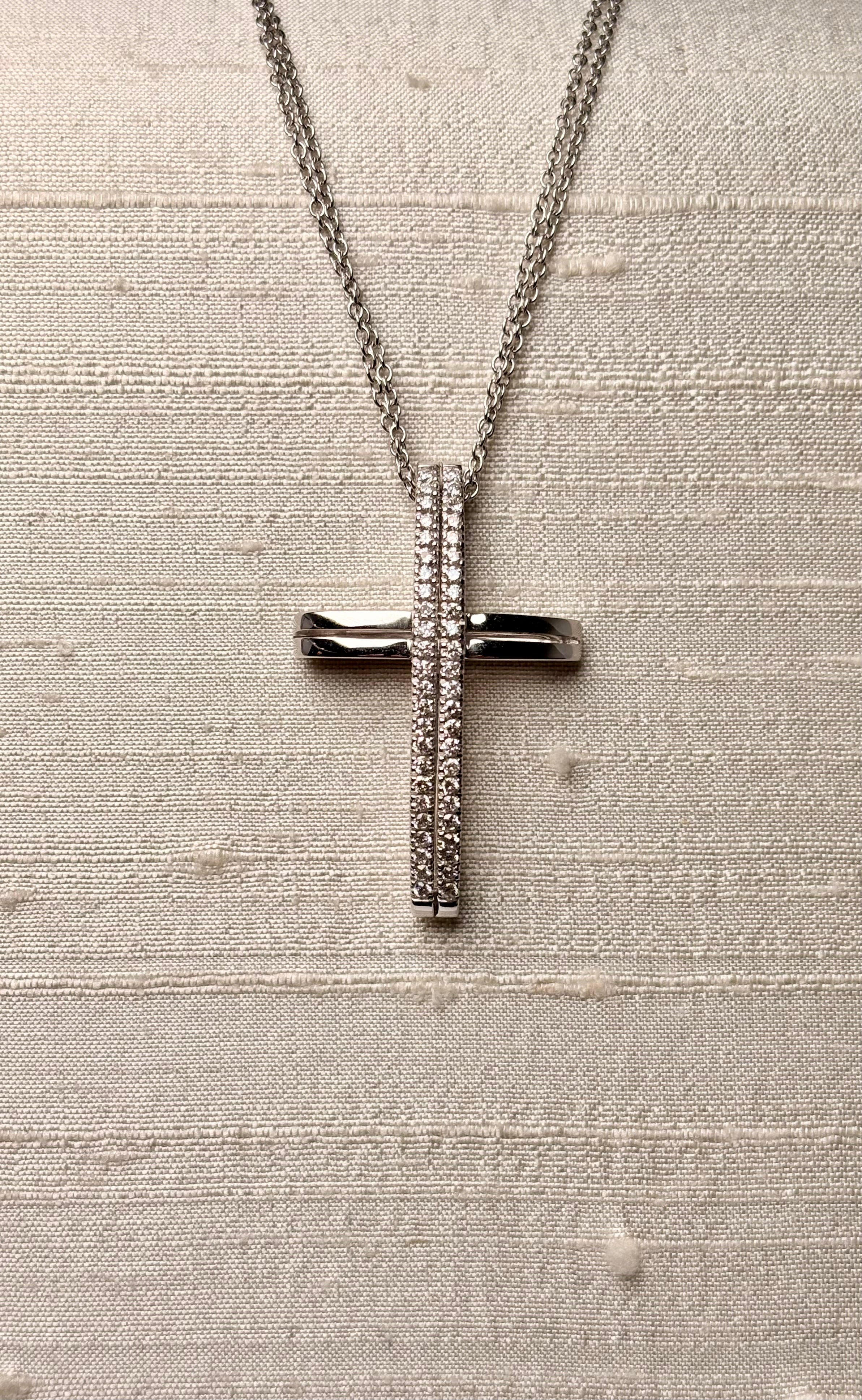 Collana Croce Diamanti
