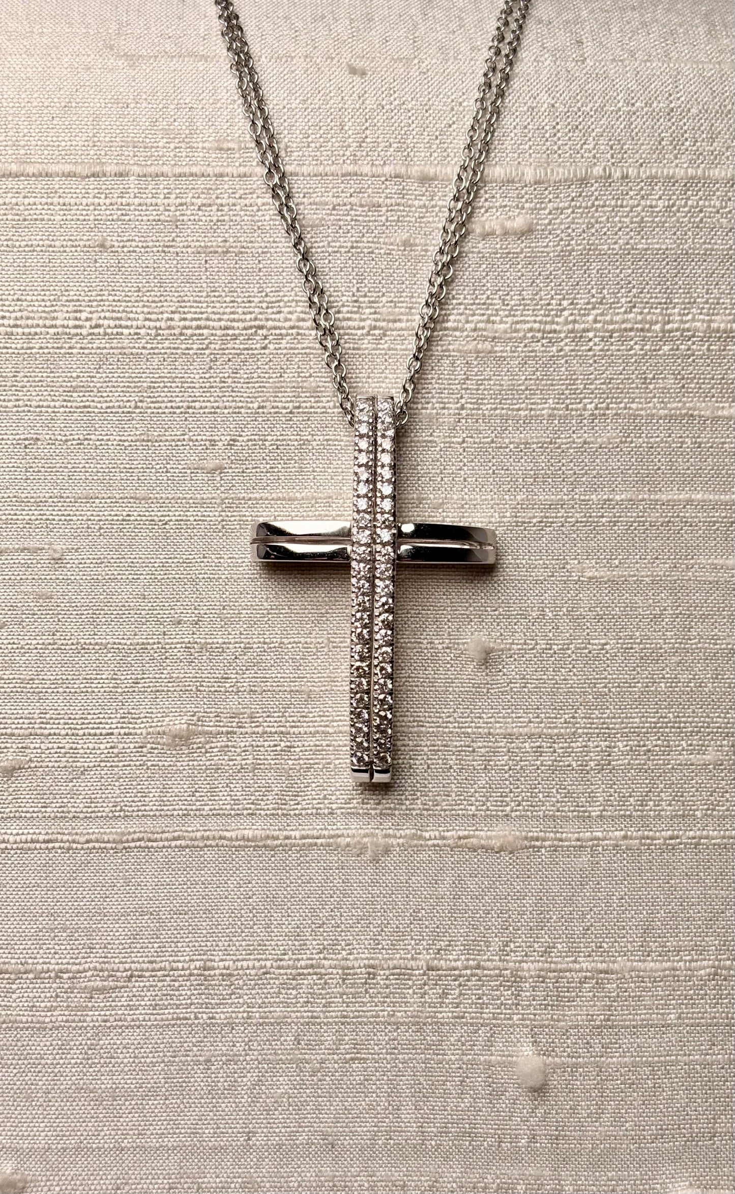 Collana Croce Diamanti