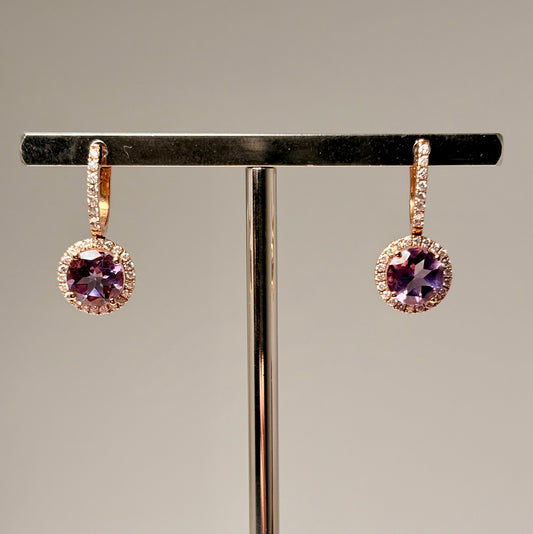 Orecchini Round oro rosa