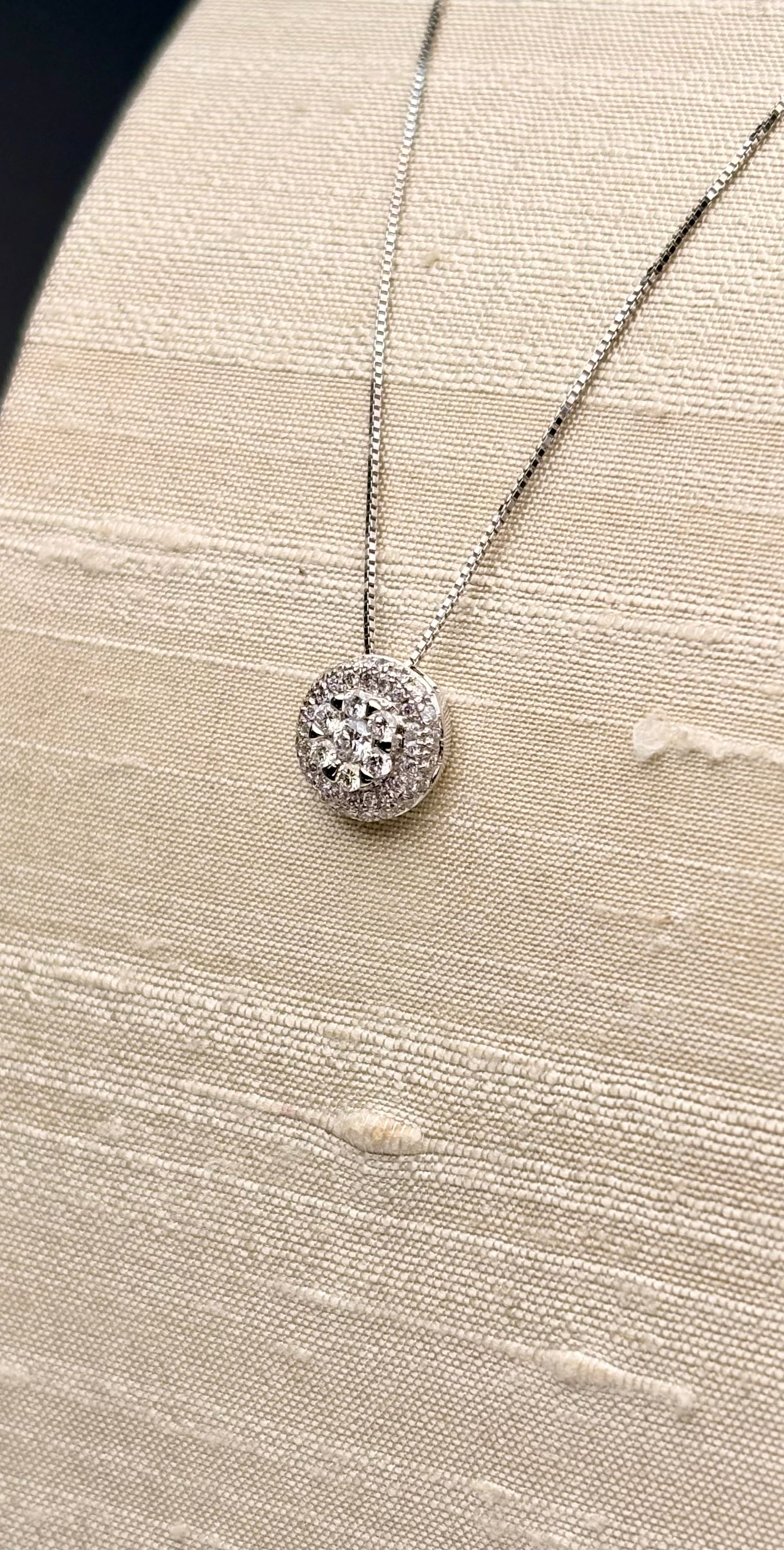 Collana Punto Luce Pavè