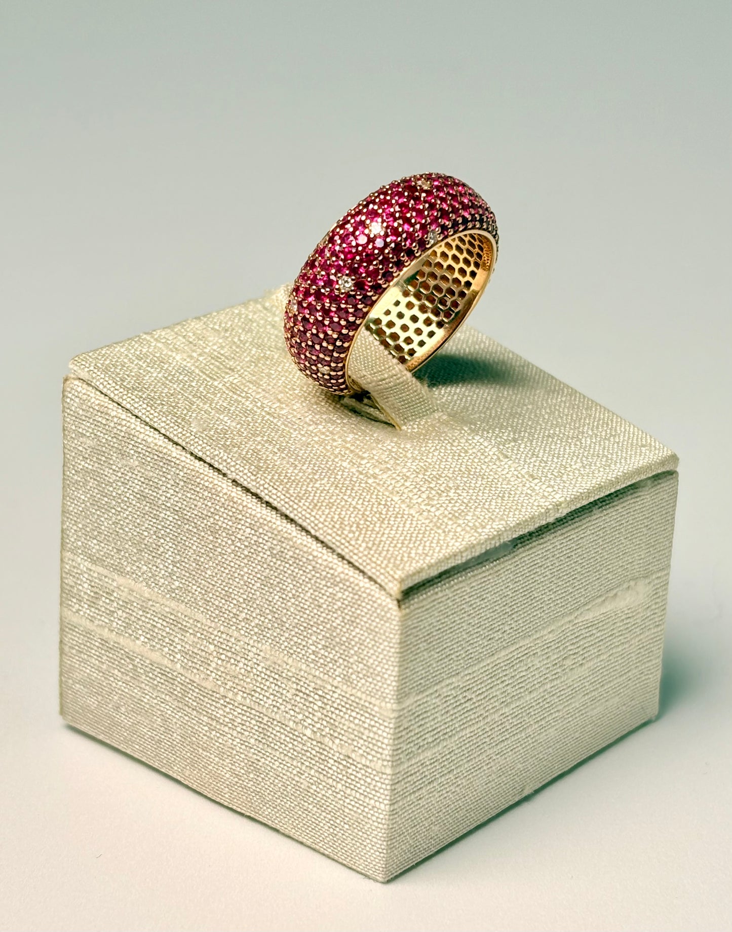 Anello fascia Rubini