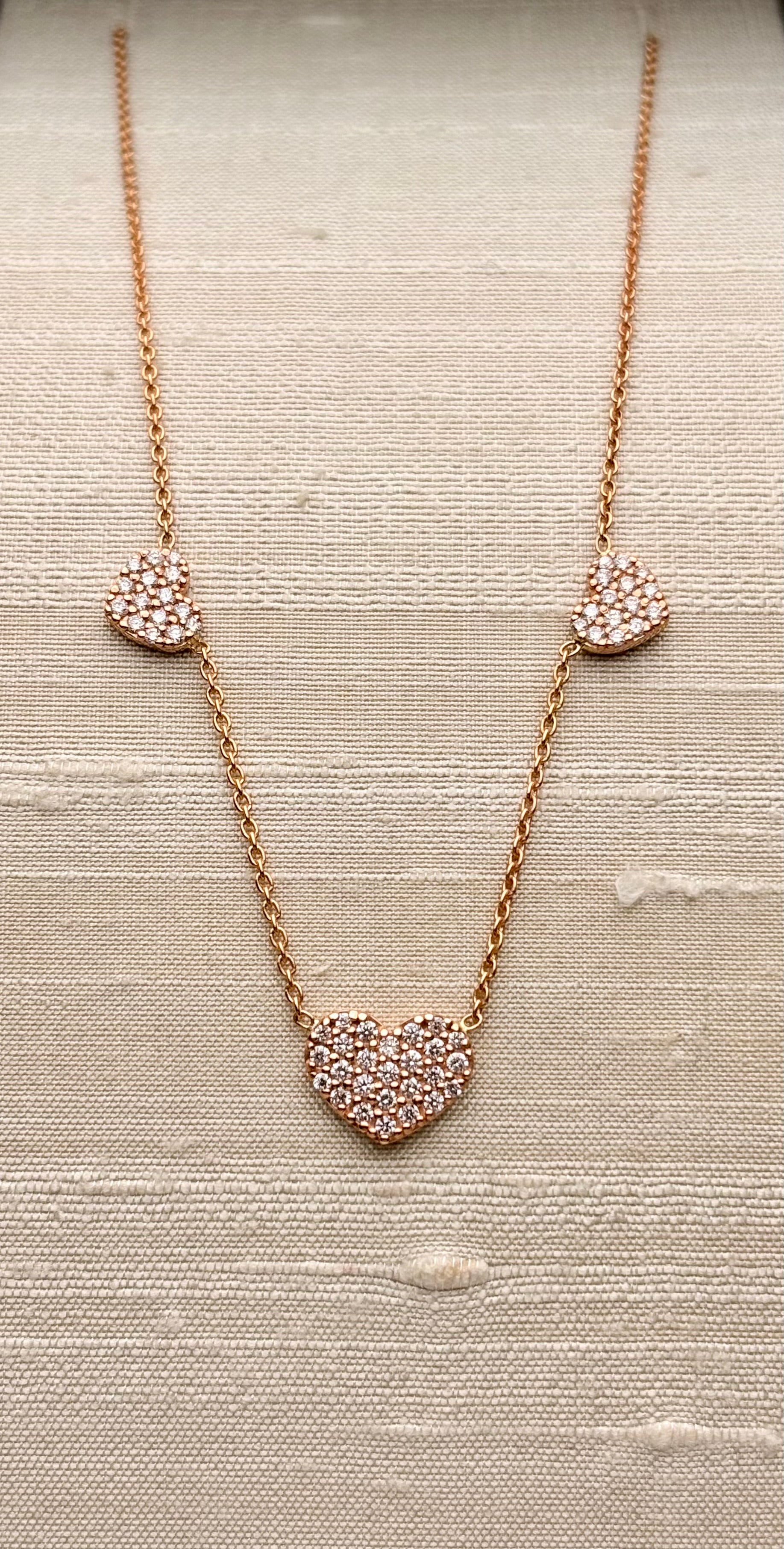 Collana 3 Cuori