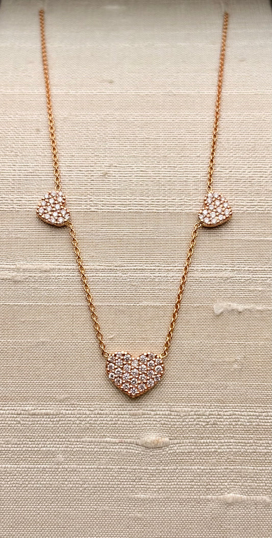 Collana 3 Cuori