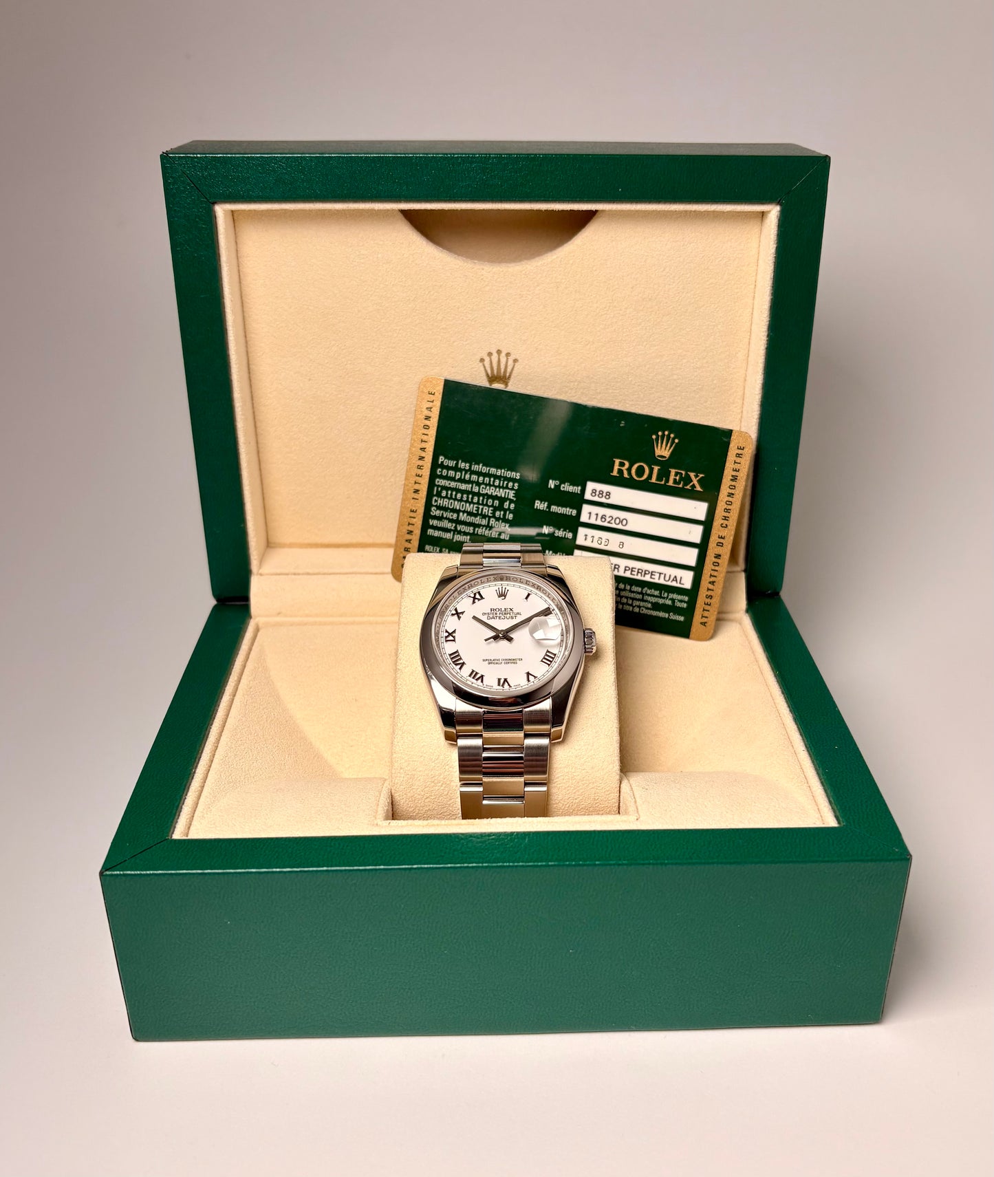 Rolex Datejust Ref. 116200