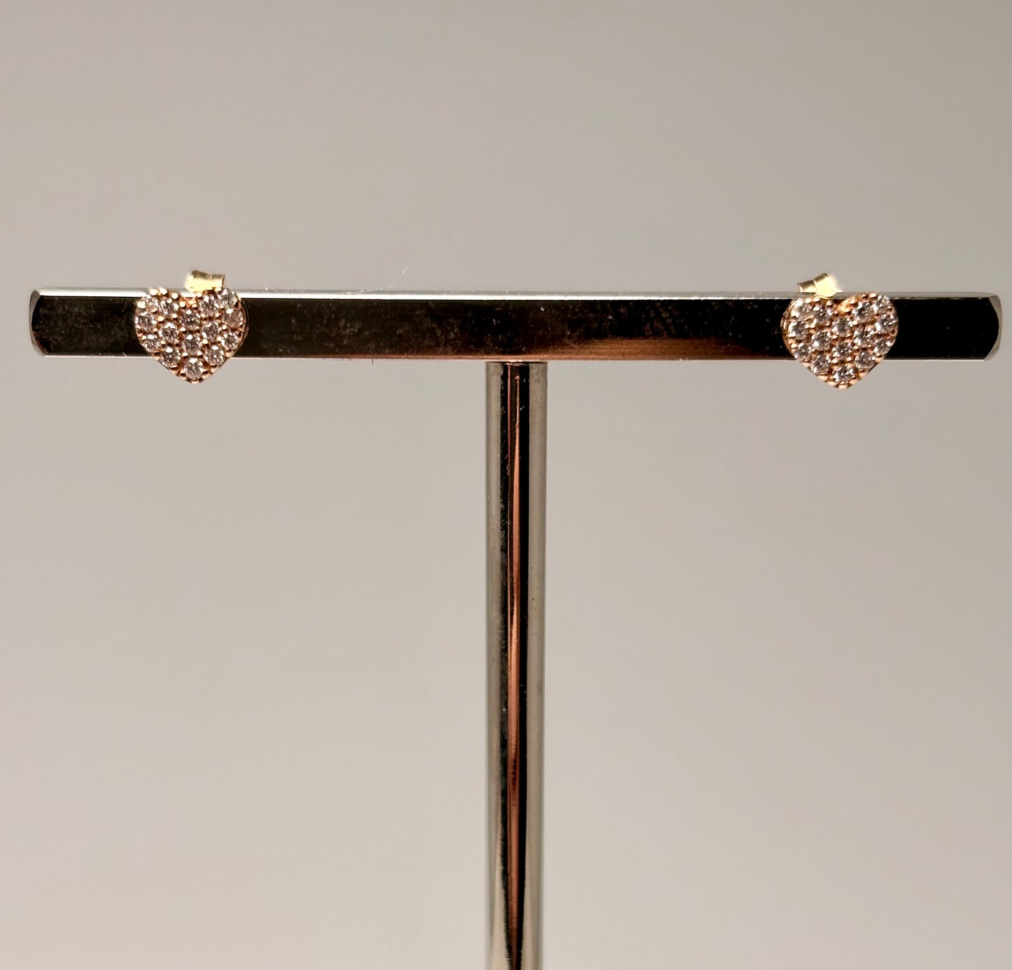 Orecchini Cuore Oro Rosa