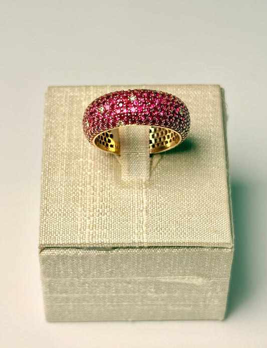 Anello fascia Rubini