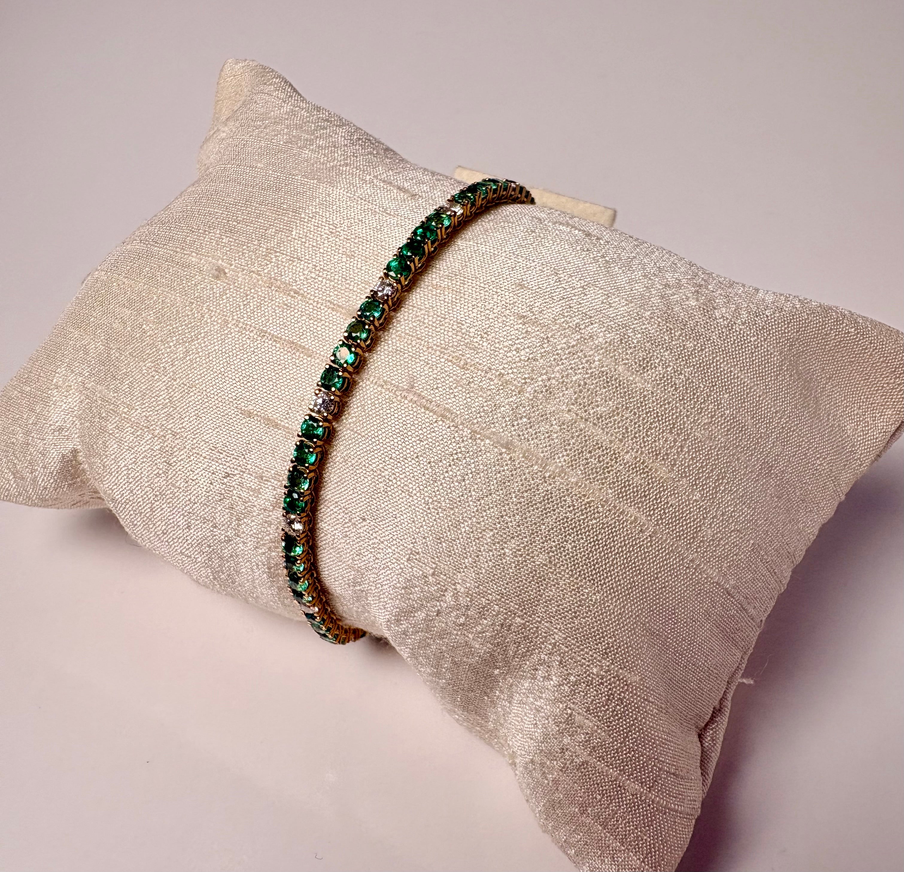 Bracciale Tennis Smeraldi