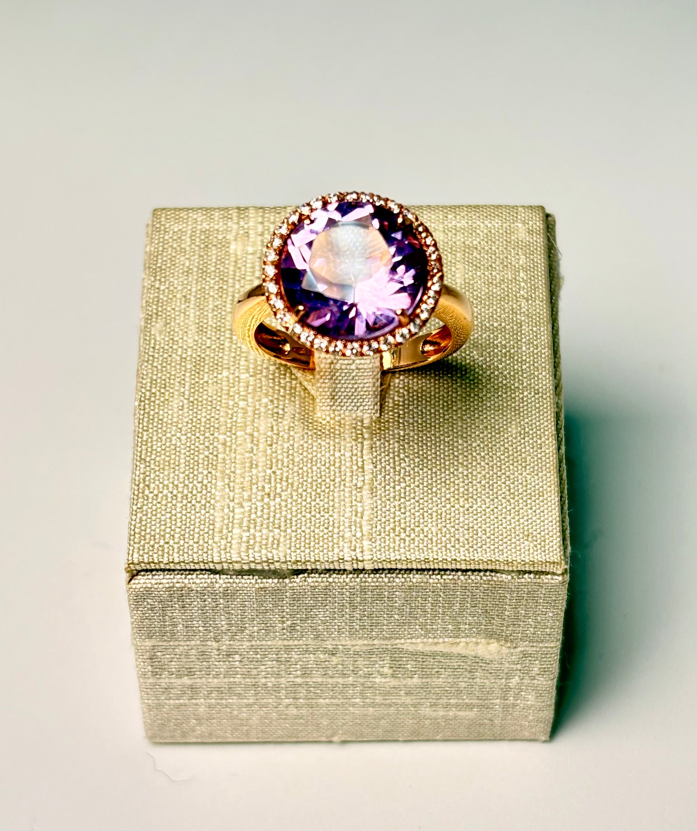 Anello Round oro rosa
